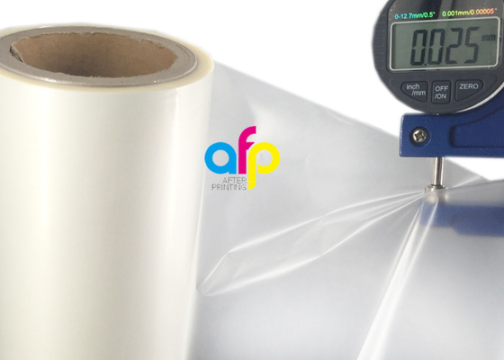 15 - 32 Mikron BOPP Laminasyon Rulo Filmi, Polyester Laminasyon Filmi / Madeni Para