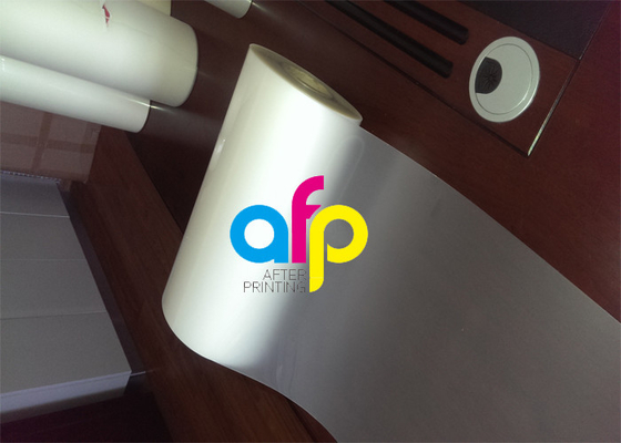 Özel Boyutlu Polyester Laminasyon Filmi, 18 - 250 Mikron Termal Mat PET Filmi