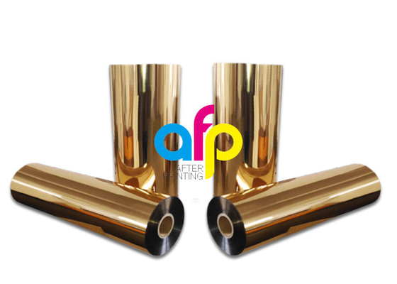 Metalik Renkler Metalize Film, Yansıtıcı Polyester Film Giftbox Laminasyon