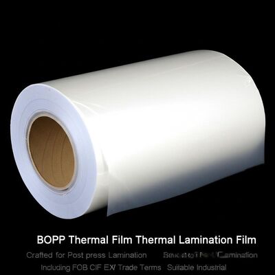 BOPP Termal Film Termal Laminasyon Filmi Baskı sonrası laminasyon için hazırlanmıştır FOB CIF EXW Ticaret Şartları dahil