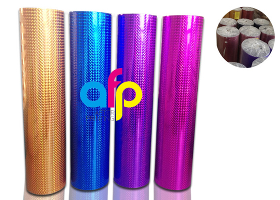 Laminasyon Makinesi için BOPP Lazer Holografik Film 180mm - 1300mm Genişlik