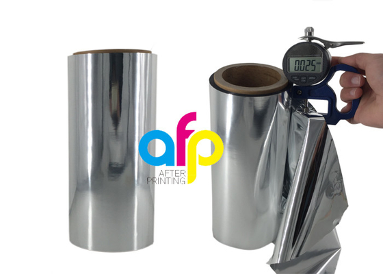 22 Mic PET Metalize Film, Laminasyon / Baskı SGS Onayı PET Plastik Film