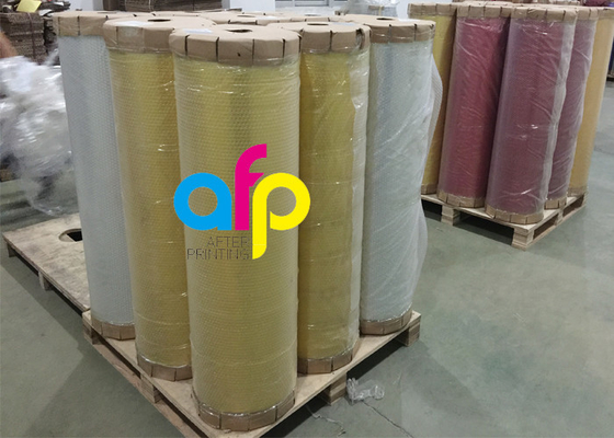 Ofset / Gravür Baskı Metalik Polyester Film, Yumuşak Mat Laminasyon Rulo