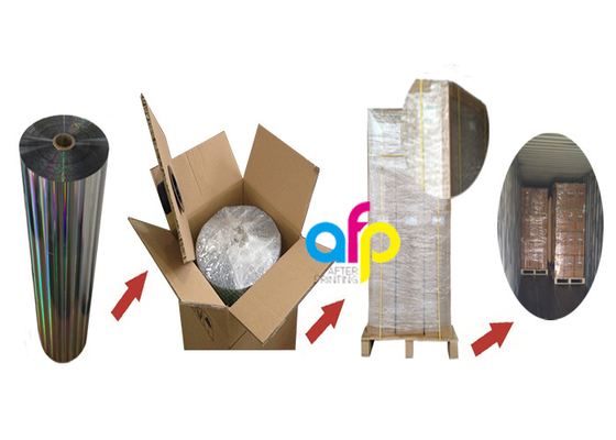 3 inç Çekirdekli Metalize Polyester Film, Çeşitli Renkli Termal Laminasyon Filmleri