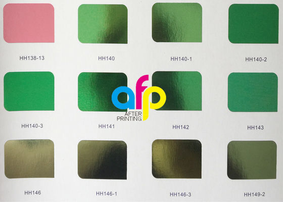 640mm * 120m Renkli Damgalama Folyoları, Yumuşak / Sert Plastik İçin Altın Damgalama Folyosu