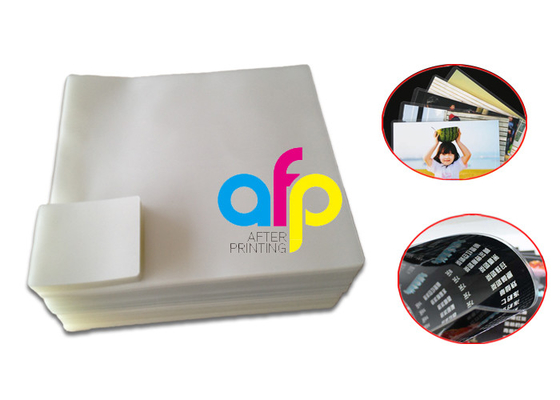 Ofis Bürosu Laminasyon 60 Mikron için Kuru PET Kılıfı Laminasyon Film Levha