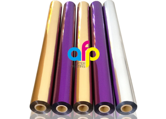 Premium Yıkanabilir Holografik Folyo Kağıdı Ruloları Tekstil / Konfeksiyon Elbisesi
