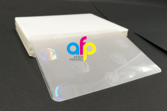 Özelleştirilmiş Hologram Logo Markası Pet Holografik Kılıf Laminasyon Filmi