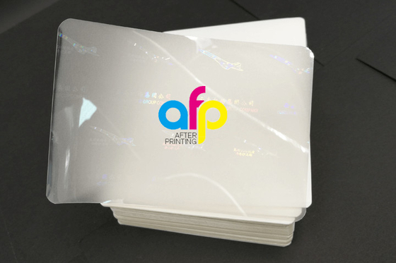 Özelleştirilmiş Hologram Logo Markası Pet Holografik Kılıf Laminasyon Filmi