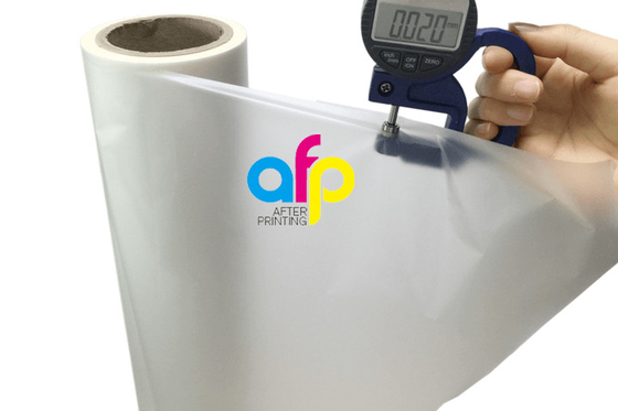 20 mikron Mat Laminasyon Filmi 500mm * 3000m Rulo Boyutu SGS Sertifikası