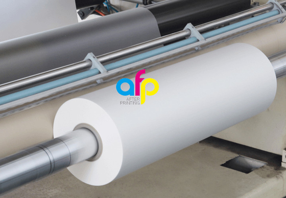 Termal Laminasyon Makinesi için BOPP Yapıştırıcı Laminasyon Filmi Parlak Mat Şeffaf