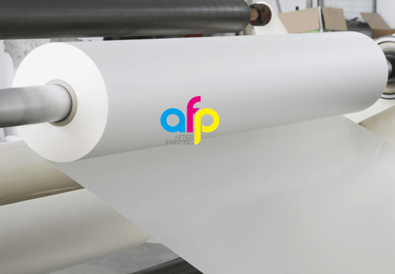 Transaprent 1 inç Çekirdek BOPP Laminasyon için Polyester Laminasyon Filmi