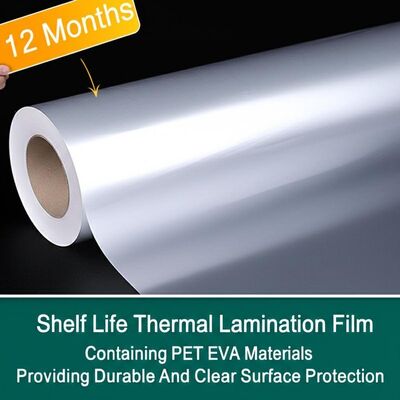 12 Months Shelf Life Thermal Lamination Film with UV Varnish Applicable for Durable Surface Protection